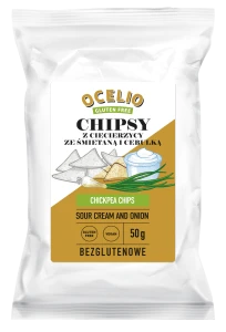 Ocelio Chipsy ze Śmietanką i Cebulką 50g