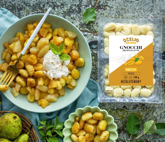 Gnocchi na słodko z gruszką
